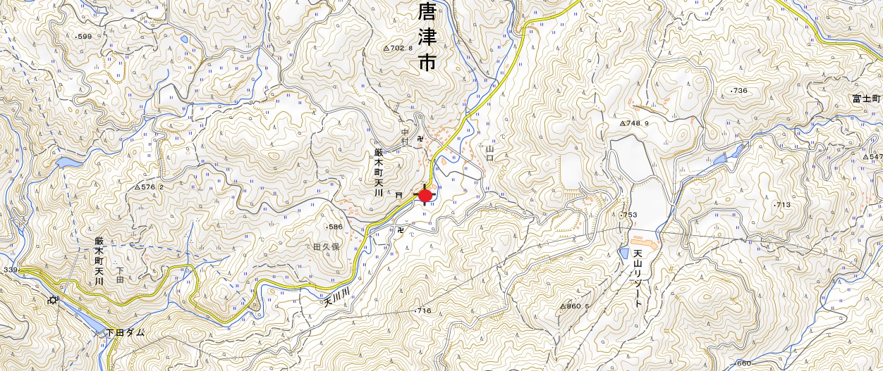 天川浄水地図