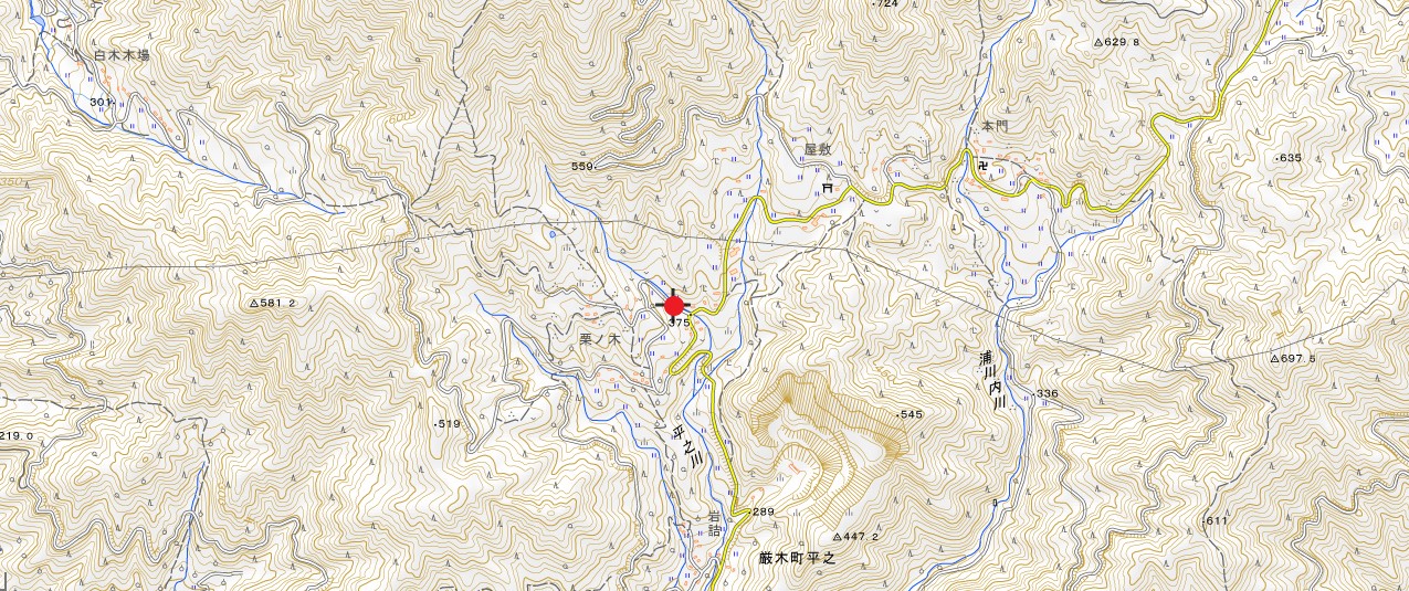 岩詰・栗ノ木浄水地図