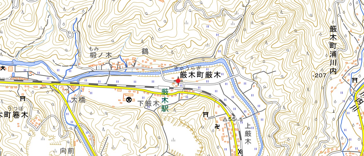 厳木多久共同浄水地図