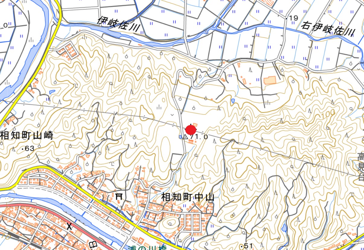 中山浄水地図